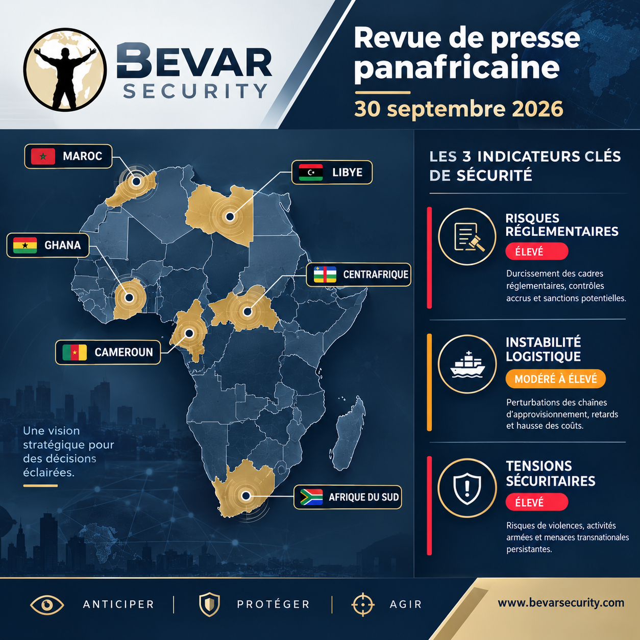 BEVAR Security revue de presse panafricaine 30/09/2026